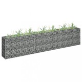 Strat &icirc;naltat gabion, 270 x 30 x 60 cm, otel galvanizat GartenMobel Dekor, vidaXL