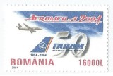 |Romania, LP 1646/2004, TAROM - 50 de ani de existenta (uzuale), MNH