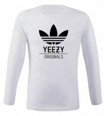 Bluza barbateasca alba Adidas Yeezy COD BA577 foto