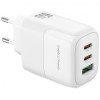 Incarcator Retea XO Design L139, 65W, 4.5A, 1 x USB-A - 2 x USB-C, Alb