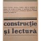 Silvian Iosifescu - Constructie si lectura (Editia: 1970)