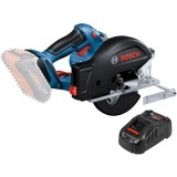 Bosch GKM 18V-50 + GAL 1880 CV - Fierastrau circular fara acumulatori Li-Ion 18 V - Ah 136x20 mm + Incarcator acumulatori
