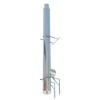 Cos Fum Inox Izolat 120/220mm, H=4m, Rogher, Profesional, Triplustrat, Rezistent Condens, Kit Complet, Garantie 25 Ani