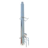 Sistem cos fum inox izolat, diam int 160 mm , ext 260 mm, H=6M