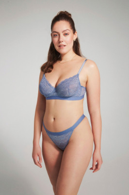 Sutien, 556BRL1121 - 75B, Bralet, 88% poliamida/12% elastan, Albastru foto