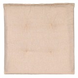 Perna Scaun Bumbac, Bej, 40x40x5cm, Cu Sireturi, Oem
