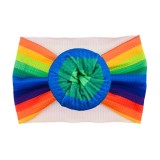 Bentita lata tip turban cu imprimeu - Model 17 (Marime Disponibila: 6-12 luni