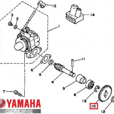 Pinion pompa ulei original Yamaha DT 125 R - DT 125 RE - DT 125 X - TDR 125 - TZR 125 - YZF 200 Blaster