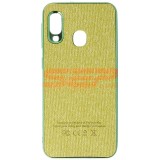 Husa Samsung Galaxy A10e, TPU, Piele Denim, Verde