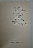 Carte cu autograf Aurel Storin Ora inexacta Desene Val Munteanu