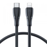 Cablu Date si Incarcare USB-C - Lightning Joyroom Surpass Series A11, 20W, 1.2m, Negru, Apple