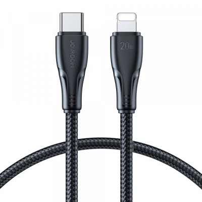 Cablu Date si Incarcare USB-C - Lightning Joyroom Surpass, 20W, 0.25m, Negru foto
