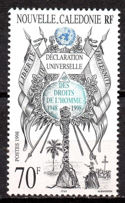 NOUA CALEDONIE 1998, Aniversari, serie neuzată, MNH