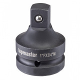 TOPMASTER Adaptor de impact de la 1 tol F la 3/4 M cu bila, Topmaster Profesional