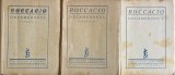 Boccacio Decameronul 3 volume editie veche colectia Ancora limba romana coperti brosate