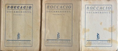 Boccacio - Decameronul, 3 volume (editie veche) foto