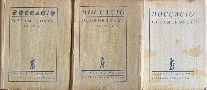 Boccacio - Decameronul, 3 volume (editie veche)