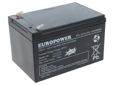 Baterie Plumb-Acid 12V 12Ah AGM fără &amp;Icirc;ntreținere foto
