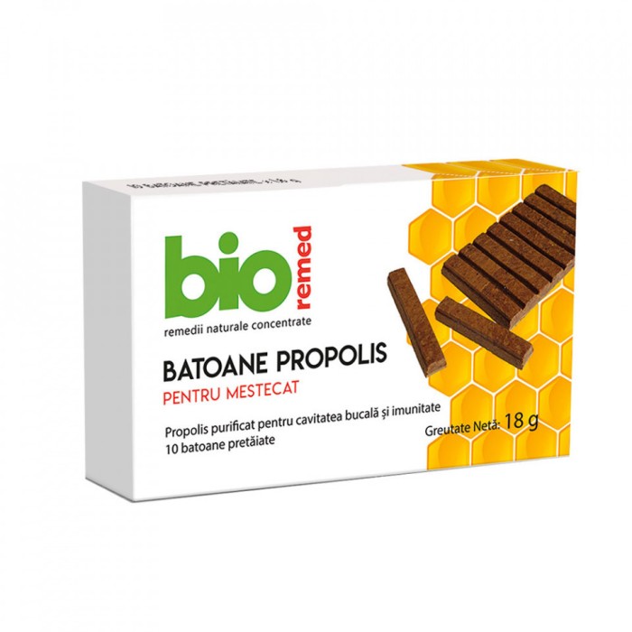 BATOANE PROPOLIS 10x1.8gr (masticabile) BIOREMED