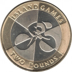 Gibraltar 2 Pounds 2019 -Elizabeth II (Island Games) 28.4mm, V18, KM-New UNC !!!