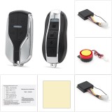 Alarma Antifurt Motocicleta Techstar 12V cu Telecomanda, Sirena 120-125dB, Senzor Vibratii, IP55, Acumulator 700mAh, USB-C, 315MHz