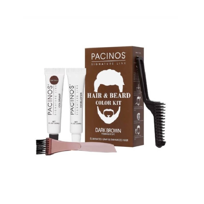 Vopsea pentru par si barba Saten inchis, Pacinos