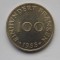 100 FRANKEN 1955 SAARLAND-AUNC