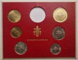 Set 6 monede Vatican, MCMLXXVIII, 1978, 5,10, 20, 50, 100, 200 Lire, metal comun, 5 lei moneda