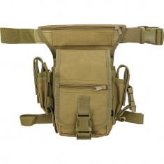 Geanta de Picior Hip-Bag Velcro Coyote MFH