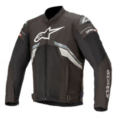 Geaca Moto Textil Alpinestars T-GP Plus V3, Negru/Gri/Alb, 2XL