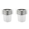 vidaXL Recipiente Gastronorm 8 buc. GN 1/6 150 mm oțel inoxidabil 50908