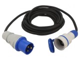 Prelungitor Alimentare 5m 16A Negru, KEL