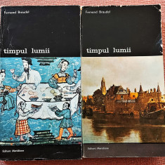 Timpul Lumii 2 Volume. Editura Meridiane, 1989 - Fernand Braudel