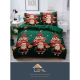 Cumpara ieftin Lenjerie de pat 1 Persoana Model de Craciun - JJJ9007