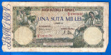 (41) BANCNOTA ROMANIA - 100.000 LEI 1946 (21 OCTOMBRIE 1946), FILIGRAN ORIZONTAL