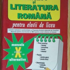 Limba si literatura romana pentru elevii de liceu. Manuale clasa a X-a alternative- Mariana Badea