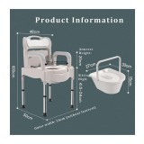 Scaun cu Toaleta pentru Persoane Supraponderale Dr. Happy JLC00601