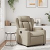 VidaXL Fotoliu rabatabil, cappuccino, piele ecologică 372433