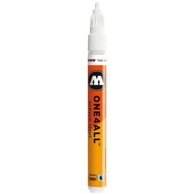 Marker acrilic Molotow ONE4ALL 127HS 2 mm signal white foto