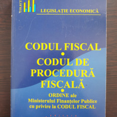 CODUL FISCAL * CODUL DE PROCEDURA FISCALA 2003