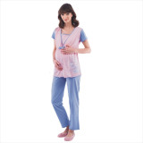 Pijama pentru alaptat Uniconf, Roz