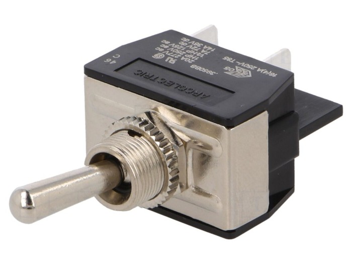 Comutator basculant DPST ON-OFF 16A