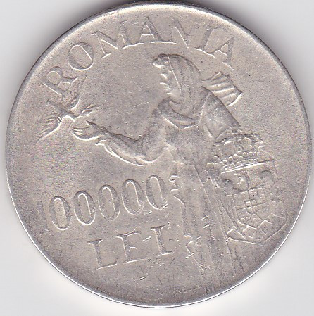 Romania 100000 lei 1946