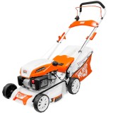 Cumpara ieftin Masina de tuns gazon - iarba, benzina, RURIS 221s2019, 3.5 CP, 145 CC, 4 timpi, 42 cm latime lucru, 25-75 mm inaltime lucru, carcasa metal, 45 L sac c