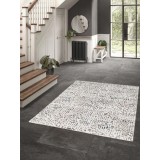 Covor Premium Belgian Model Alaska P0762-680, Marime 120 x 160 cm, Bej, Maro, Antialergic, Poliester Reciclat, Living, Dormitor, Sufragerie, Birou
