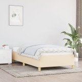 Gossi cadru de pat, crem, 90 x 200 cm, material textil