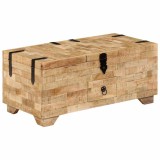 Cumpara ieftin Masuta de cafea, 80 x 40 x 35 cm, lemn masiv de mango