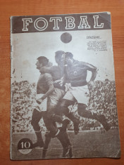 revista fotbal octombrie 1957-CCA,progresul,dinamo bucuresti,dinamo cluj foto