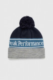 Peak Performance caciula culoarea gri, din tricot gros