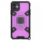 Husa Antisoc iPhone 11 cu Inel Mov Techsuit HNCB